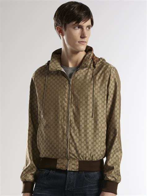 gucci nylon zip jacket|Gucci jackets for men.